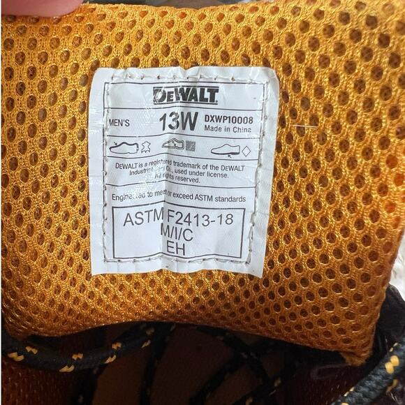 Dewalt Sz 13 Work Boot Lithium Waterproof, Aluminium Toe Cap Work Utility Safety main image 6